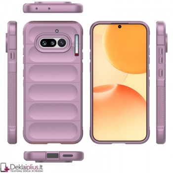 Magic Shield guminis dėklas - violetinis (Nothing Phone 4A) Magic Shield guminis dėklas - violetinis (Nothing Phone 4A)